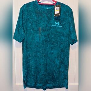 Under Armour Men's Marble Teal Tee